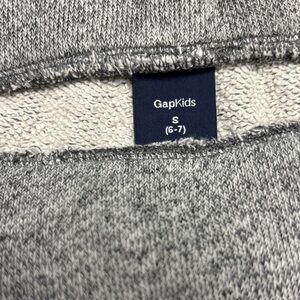 GAP Girl’s 6-7 (Ha!) Heather Gray Skirt w Zip Pockets, Elastic+Drwstrg Wst. GUC.